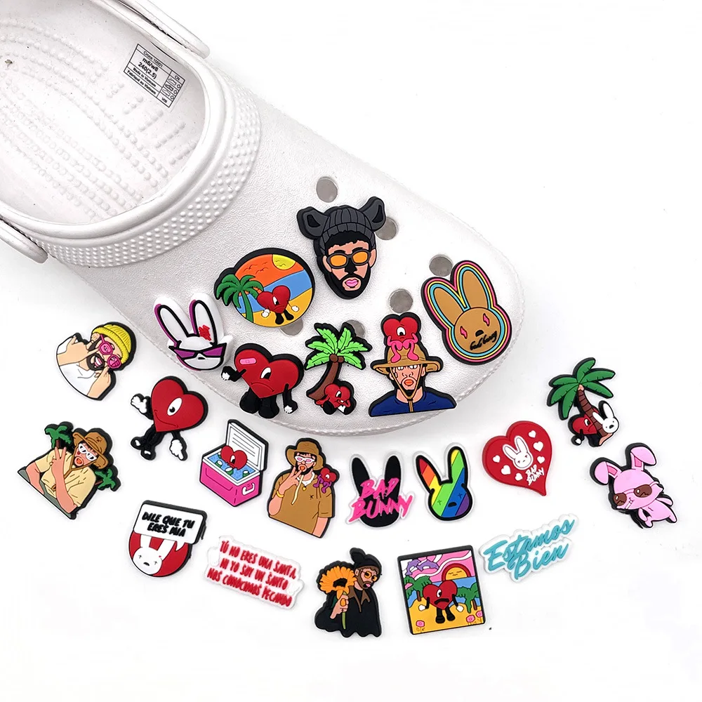 13 pièces breloques de chaussures pour croc thème breloques bébé yoda