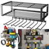 Power Tool Rack Hanging Storage Rack Electric Drill Holders Hand Power Tool Organizer Rack for Garage Home Workshop Accessories 1