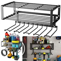 Power Tool Rack Hanging Storage Rack Electric Drill Holders Hand Power Tool Organizer Rack for Garage Home Workshop Accessories 1