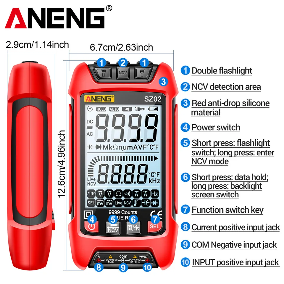 イー・エム・エー SR-DP02 Amazon.com: Oscilloscope Multimeter 2 in 1 50Msps 2.4 Inch