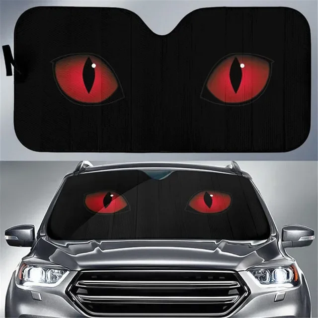 

Car Windshield Sun Shade Evil Eye Print Sunshade Car Shield Shade Visor Cover Foldable Auto Accessories for Car Truck SUV