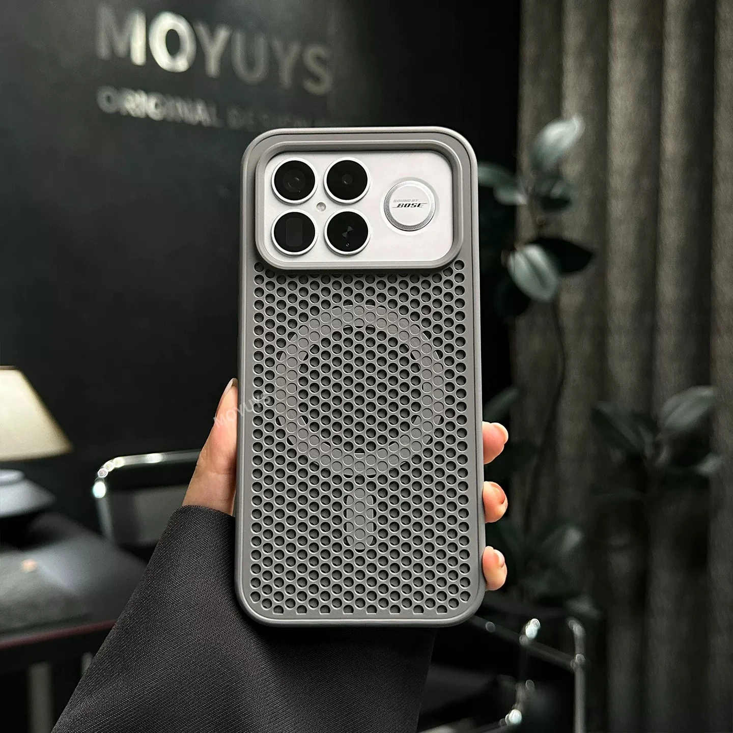 Enhanced Heat Dissipation Honeycomb Magnetic Protective Back Cover