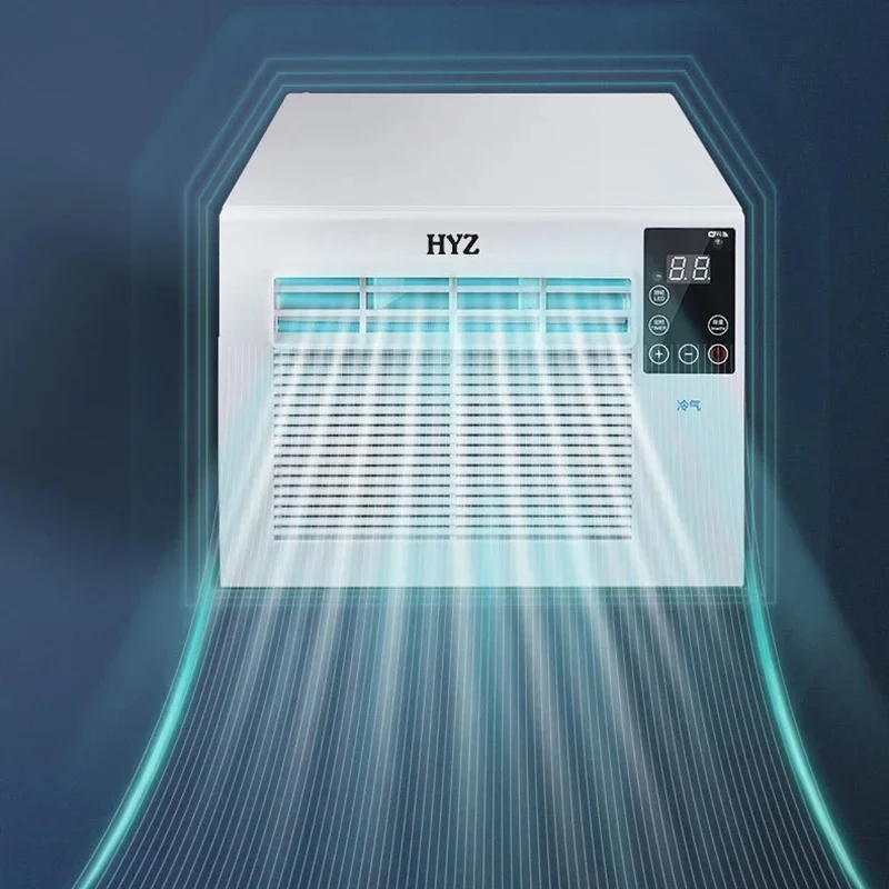 110v/220v Mobile Small Air Conditioner Refrigerator mini air conditioner mosquito net desktop mini refrigerator pet cooling 2