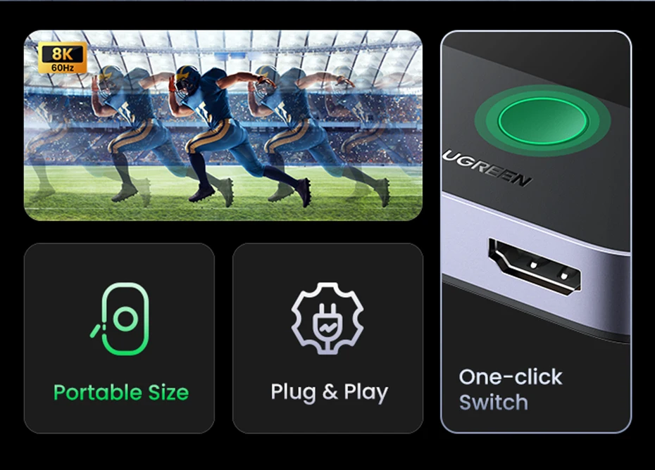 para tv xiaomi xbox seriesx ps5hdmi cabo monitor hdmi 2.1 switcher