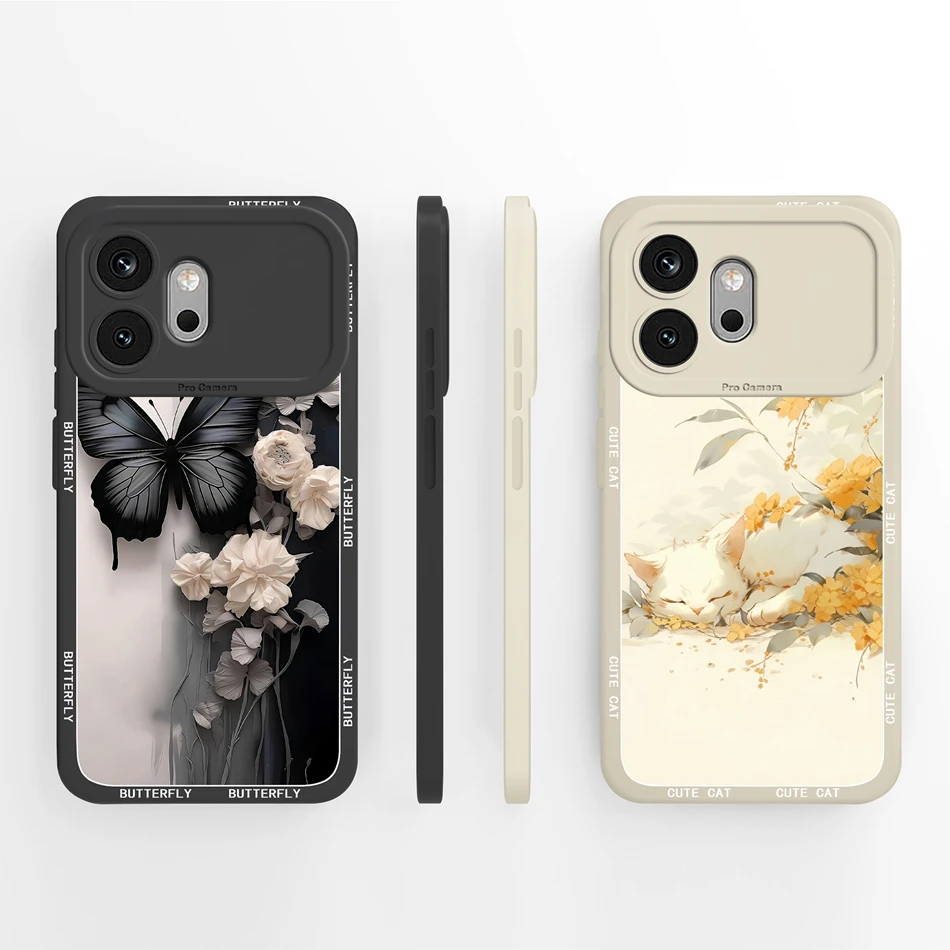 Candy Painted Soft Liquid Silicone Lightweight Phone Case with Lens Protection