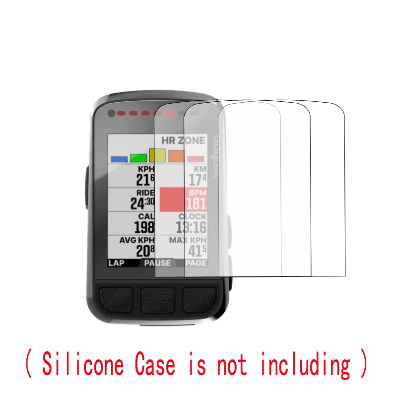 Silicone Soft Edge Protective Case Screen Protector Film Cover For