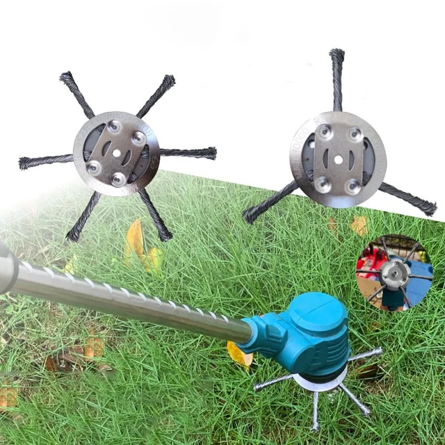 Universal Steel Wire Lawn Mower Blade Accessories Trimmer Head Home Garden Tidying Weed Control ToolsWeeding Machine Grass Universal Steel Wire Lawn Mower Blade Accessories Trimmer Head Home Garden Tidying Weed Control ToolsWeeding Machine Grass