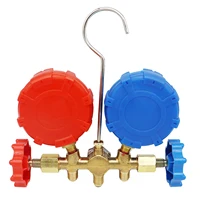 Indispensable collecteur jauge climatisation indispensable ensemble d'outils de climatisation avec tuyau et crochet pour R32 R410a R-404A R-134a 4