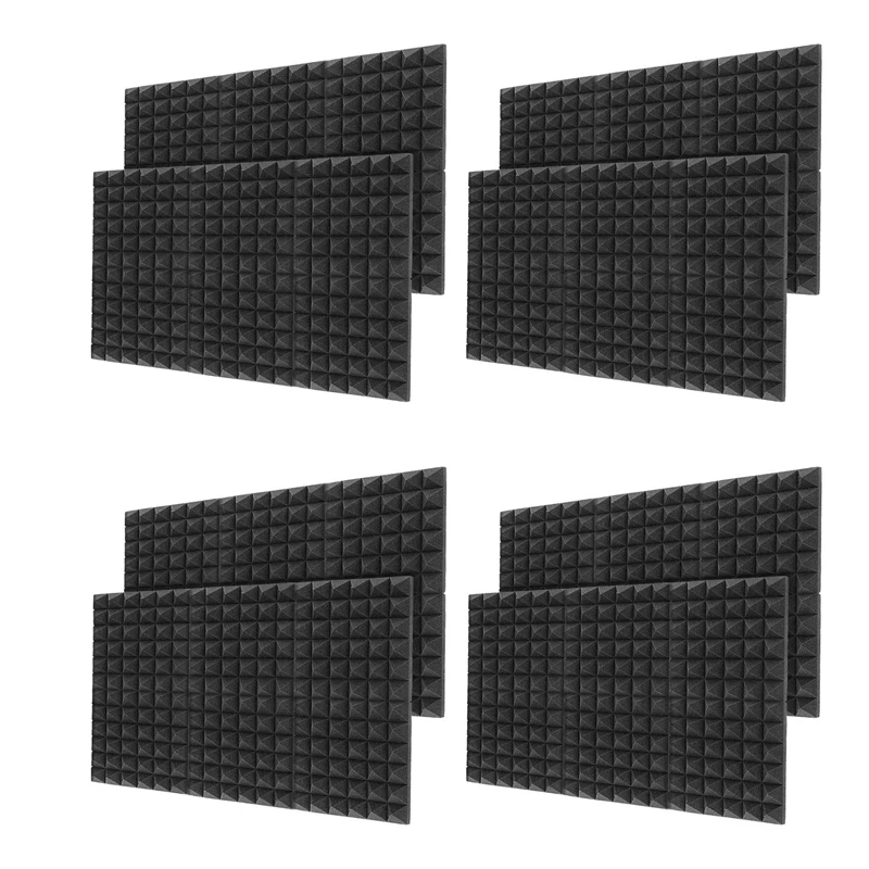 

48Pcs 30X30X5CM Sound Insulation Cotton Sound Insulation Foam For Recording Studio Piano Room Sound Insulation Foam