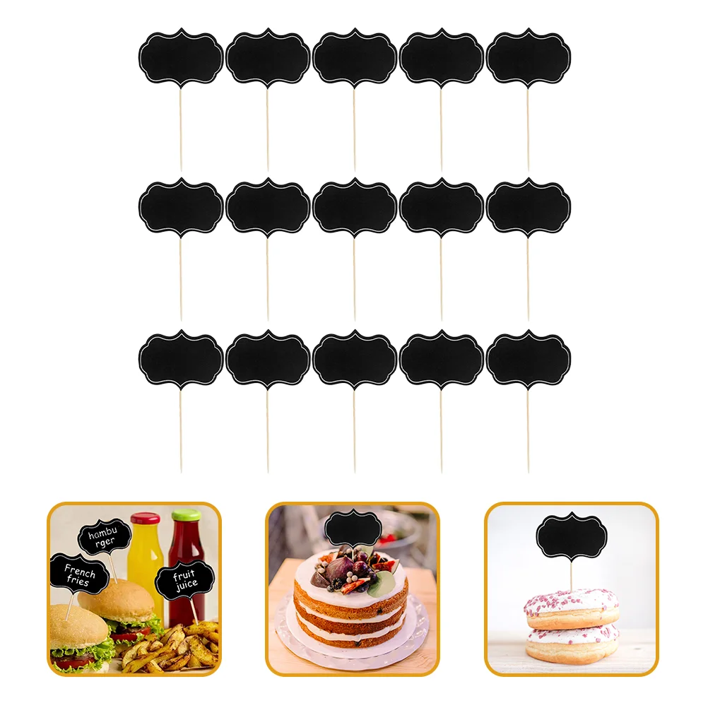 

Cheese Markers Blank Retangle Mini Chalkboard Blackboard Insertion Wedding Place Card note board slate for restaurant home