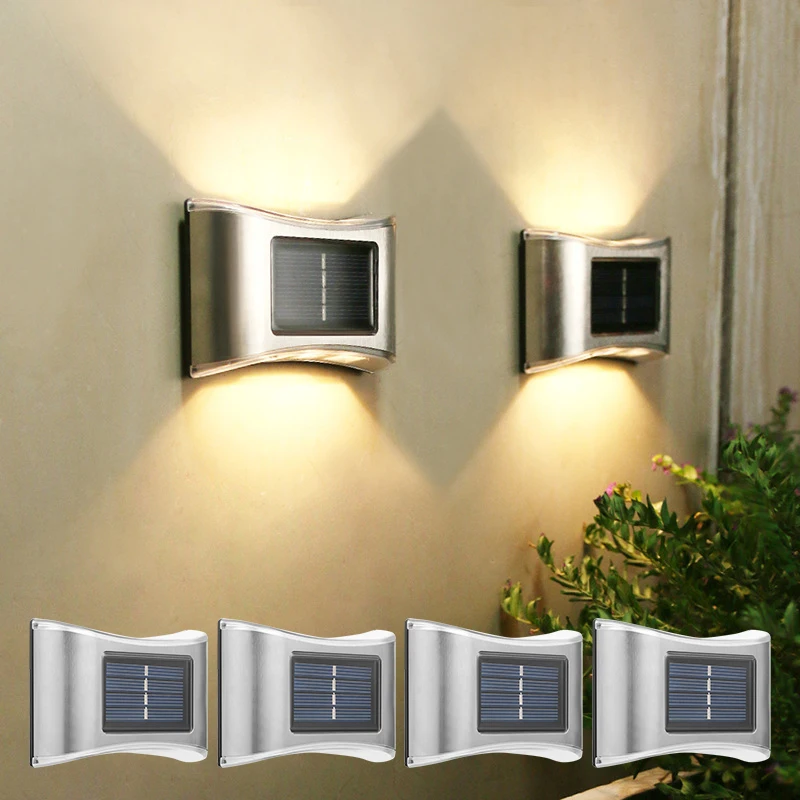 Уличная Светодиодная лампа на солнечной батарее водонепроницаемый светильник