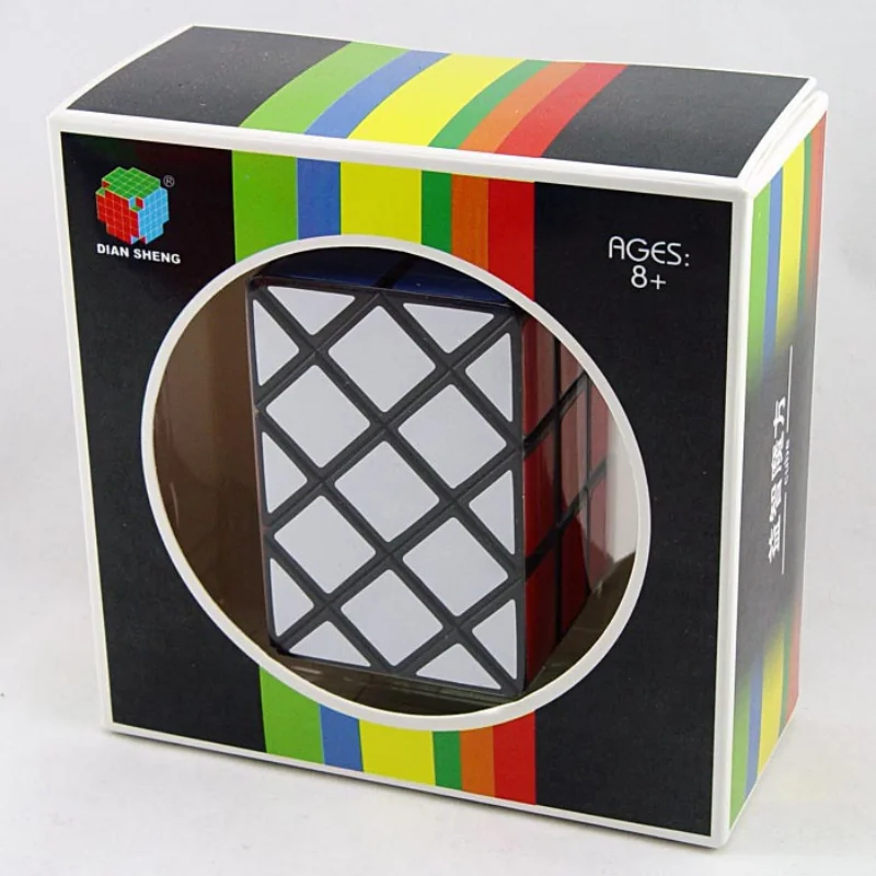 Diansheng Strange Shape Magic Cube Diamond UFO Cylindrical High Difficulty Cube Educational Toy Brain Teaser Twisty Puzzle