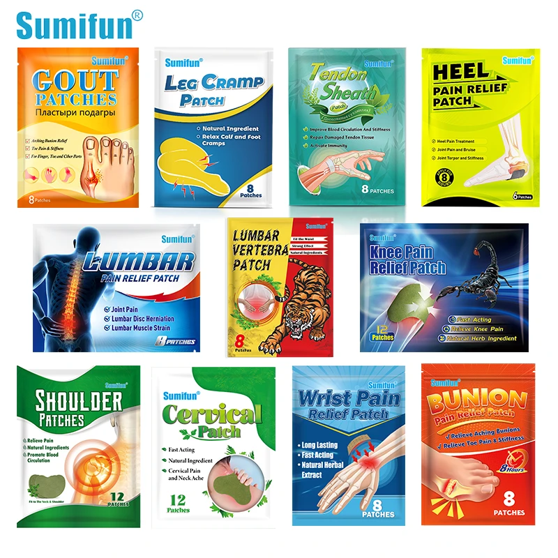 11 Types Sumifun Pain Relief Patch Medical Plaster For Knee Lumbar Leg