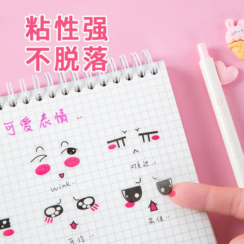 Cute cartoon emoticon stickers suitable for scrapbooking diary decoration DIY various scenes using birthday gift stickers