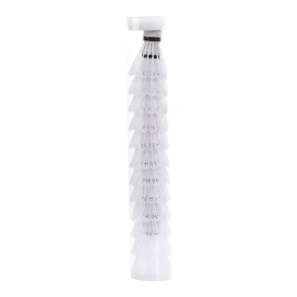 Lightweight Kids' Badminton Shuttlecocks Training Set of 12pcs badminton shuttlecock feather shuttlecock