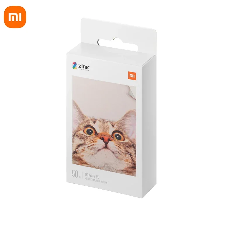 Xiaomi-Mini imprimante photo de poche ZINK, papier d'impression photo auto-adhÃ©sif, 3 pouces, original, 50 feuilles