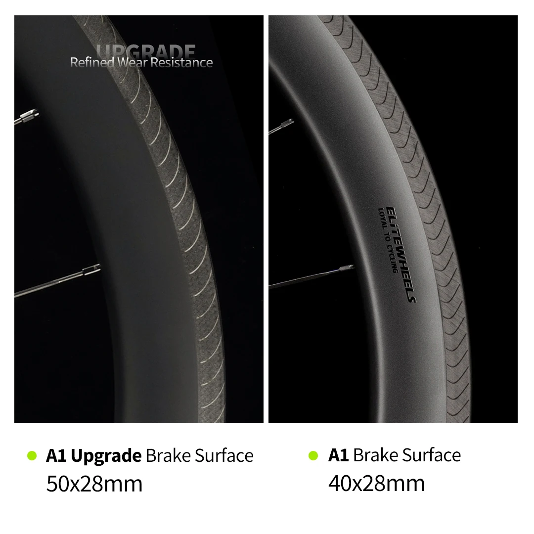 ELITEWHEELS EDGE 40 ミリメートル 50 ミリメートル超軽量カーボン