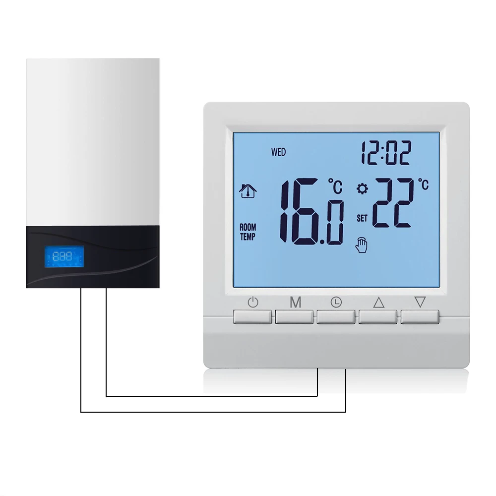Smart Thermostat Temperature Controller Gas Boiler Heating Temperature