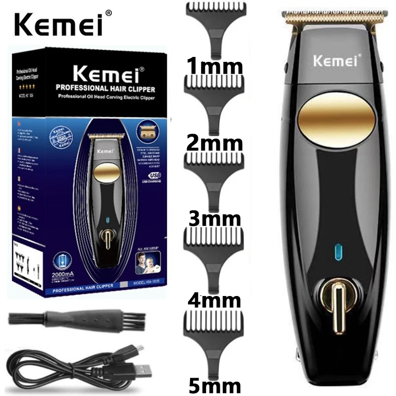 

Original Cordless Hair Trimmer For Men Grooming Professional Beard Hair Clipper Electric Rechargeable Hair Cutting Machine