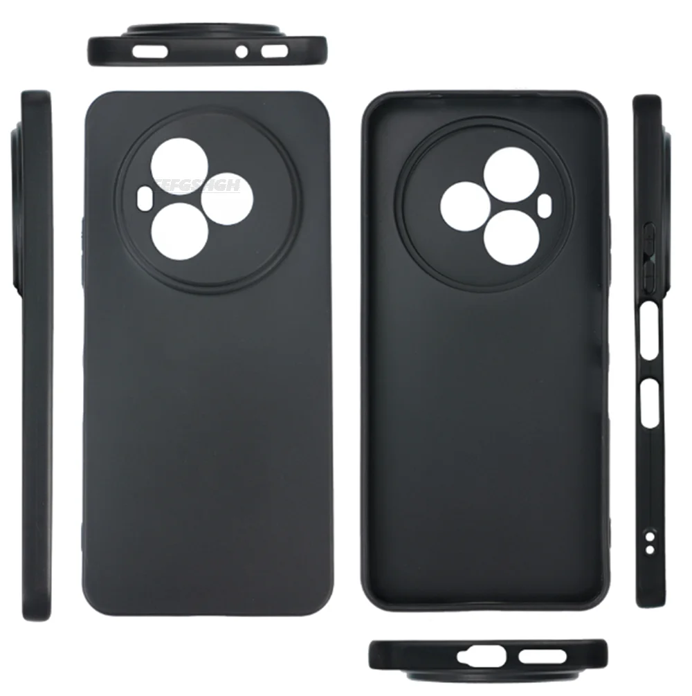 Premium Soft TPU Silicone Phone Case with High Back Finger Ring for Enhanced Grip and Style