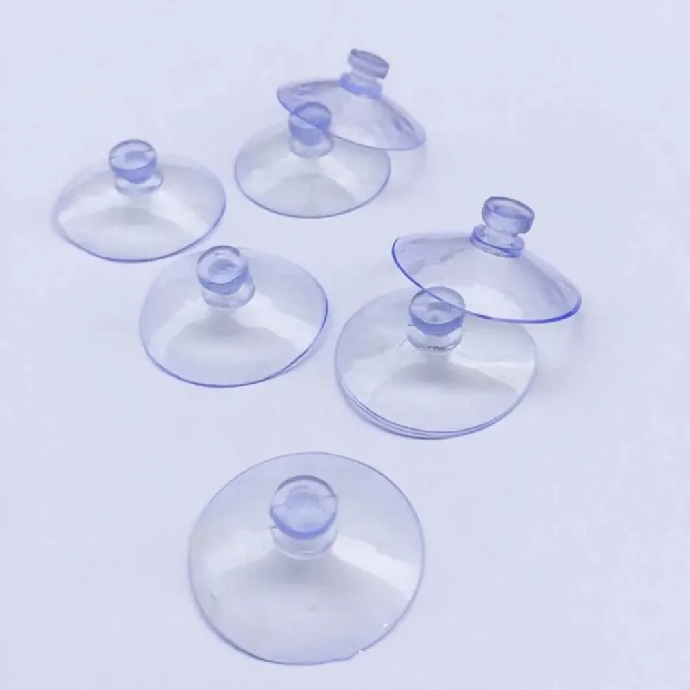 Strong Vacuum Suckers Suction Cups Mushroom Head Hooks Hanger Clear Sucker For Window Decoration Wedding Car 3/4/5.5cm 30PCs suction cup hook suction cups