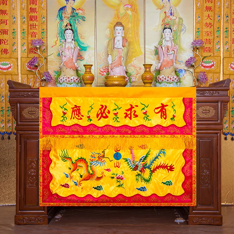 taoism-buddhist-supply-12-meter-fortune-telling-master-temple-buddha-embroidery-altar-table-enclosure-wall-curtain-you-qiu-biyn