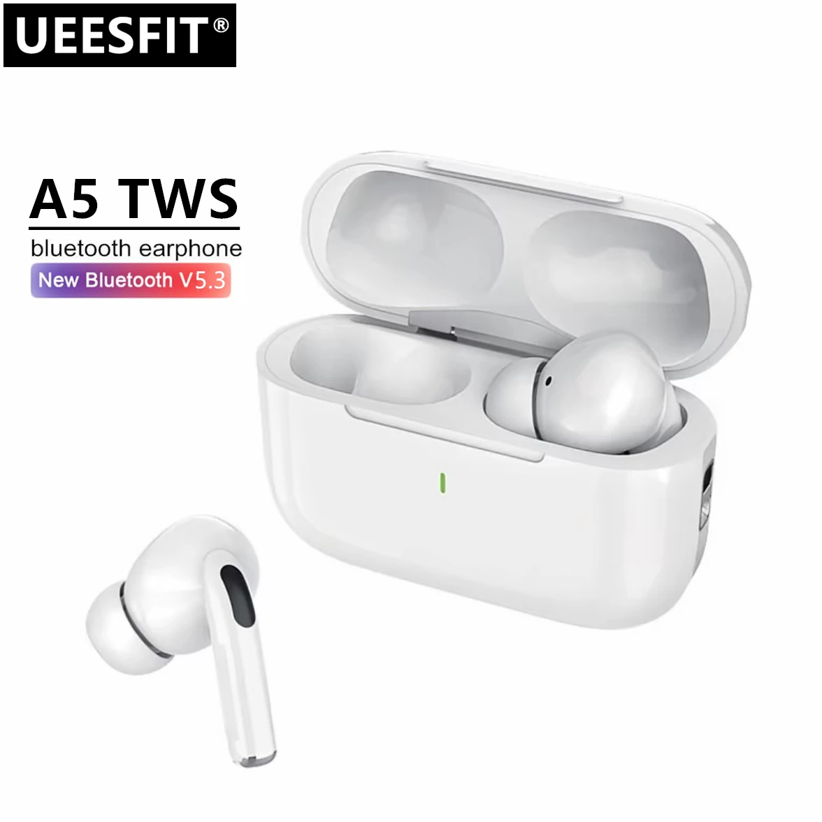 UEESFIT A5 TWS Bluetooth Earphones Hifi Sound Headphones Sport Headset True Wireless Earphones Noise Canceling Earbuds For Phone 1