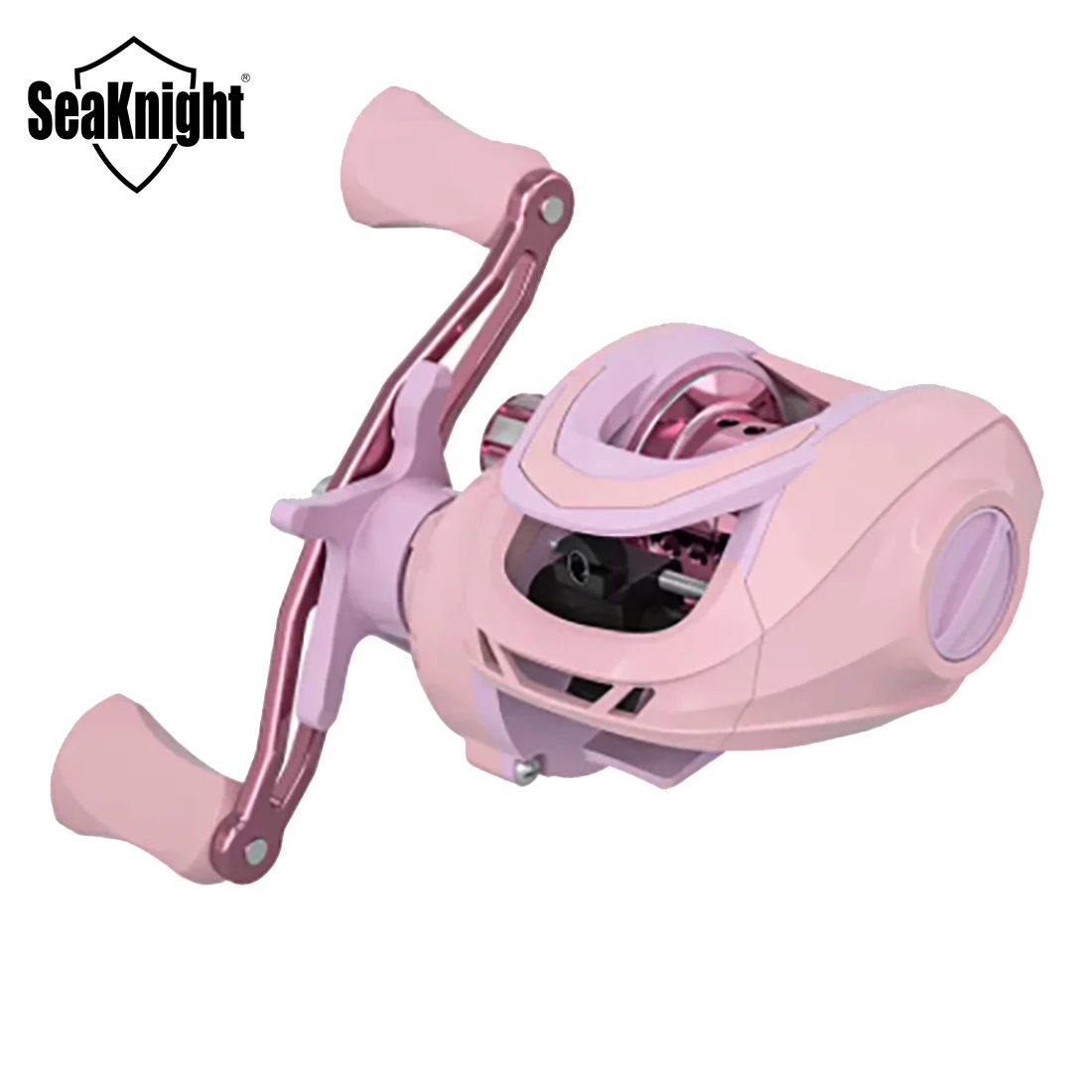 

Seaknight New Brand Macaroon Pink Bass Fishing Reel CNC Spool Bait Casting Reel Weight 220G Max Drag 8KG Sea Fishing Tackles