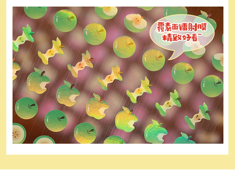 2 Blatt Kawaii Apple Bobo Serie Stanzaufkleber DIY Tagebuch Album Scrapbook Handyhülle Planer Handbuch Ästhetisches Zubehör – Detail 12