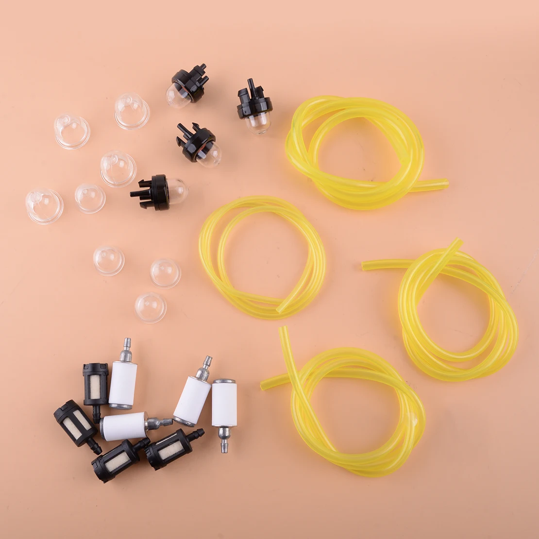 1 Set 4 Sizes Fuel Filter Line Primer Bulb Kit Accessories Fit for