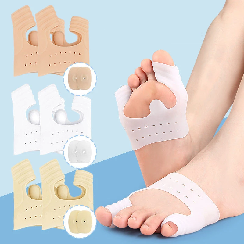 

1Pair Toe Separator Hallux Valgus Bunion Corrector Hammer Toe Straightener Foot Pain Relief Orthopedic Pedicure Tools Foot Care