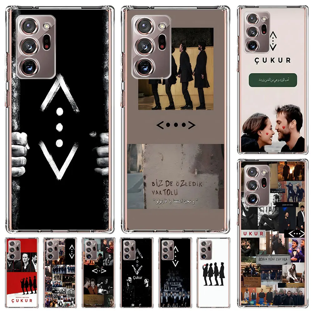 Turkish Tv Series Cukur Shell Per Samsung Galaxy Note 20 Ultra 5G 10 Plus 8 9 10 Lite Tpu Phone Case M30S Cover Morbida Trasparente