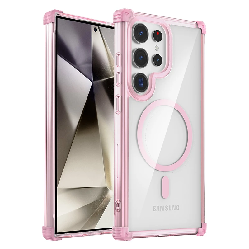 Ultra Clear Magnetic Wireless Charging Slim Phone Case