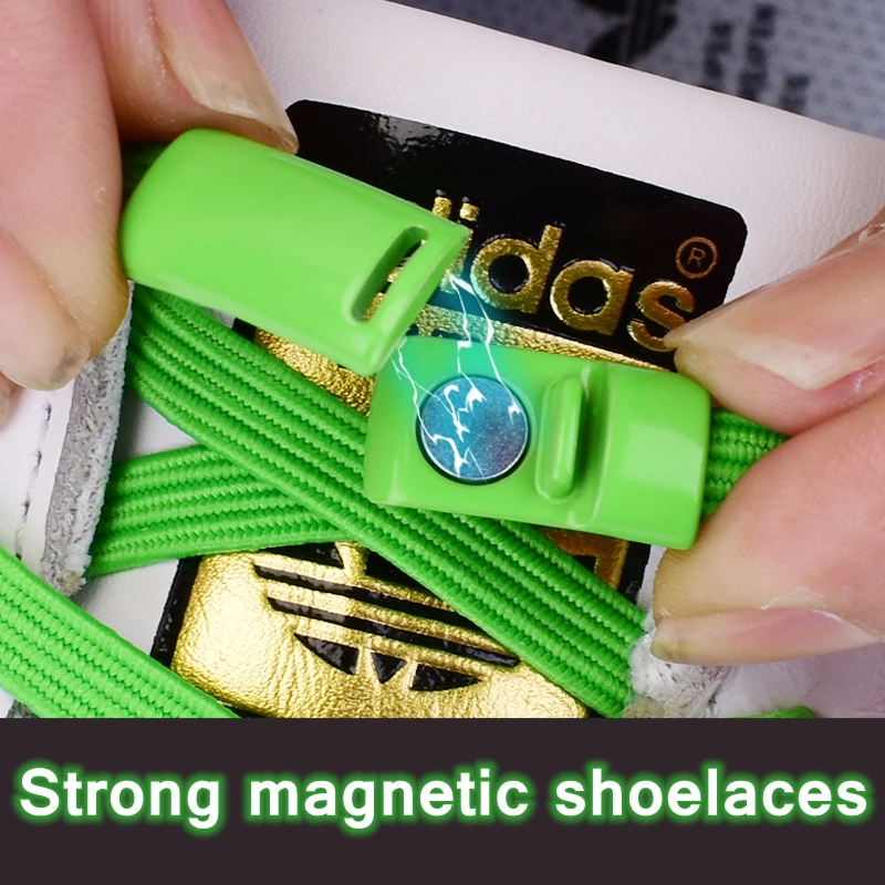 Magnetic Shoelaces Metal Lock Buckle Suitable for All kinds Of Shoes Lazy Laces Buckle Child Adult Casual Unisex No Tie Shoelace shoelace buckles