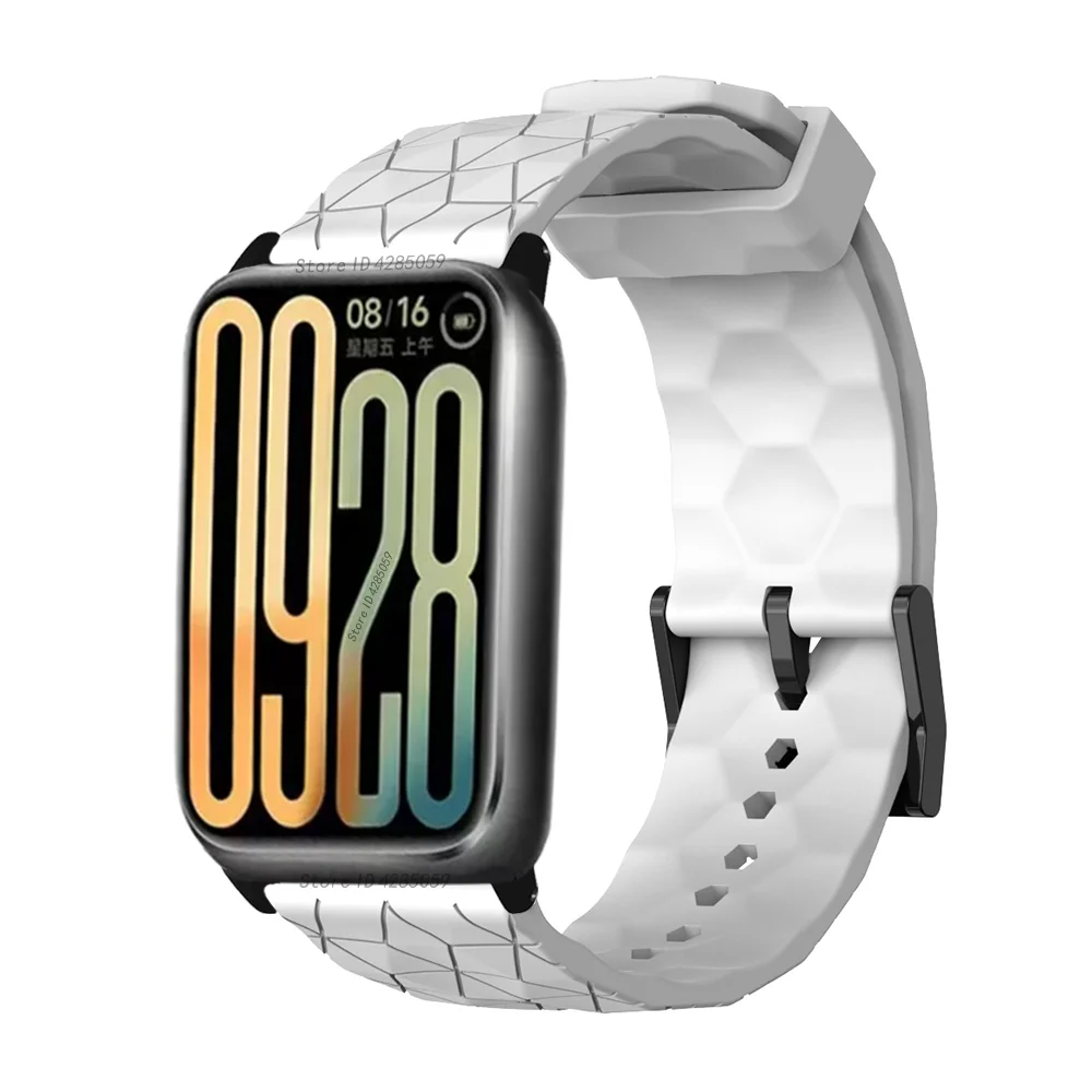 Sporty Silicone Strap Replacement for Smartwatch - Premium Watchband Accessory
