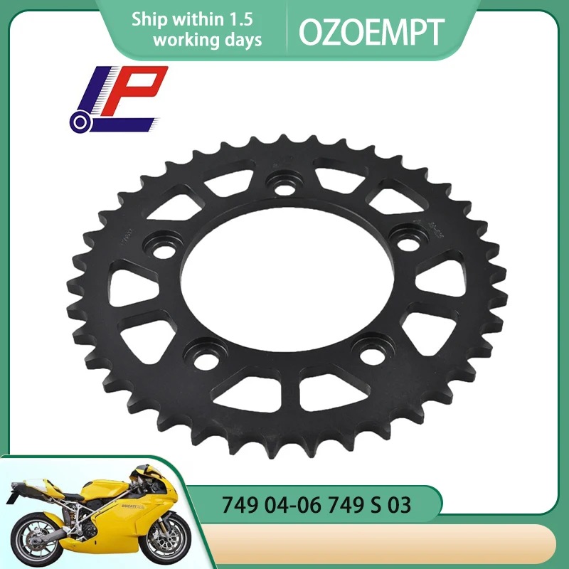 

OZOEMPT 525-39T Motorcycle Rear Sprocket Apply to 749 04-06 749 S 03