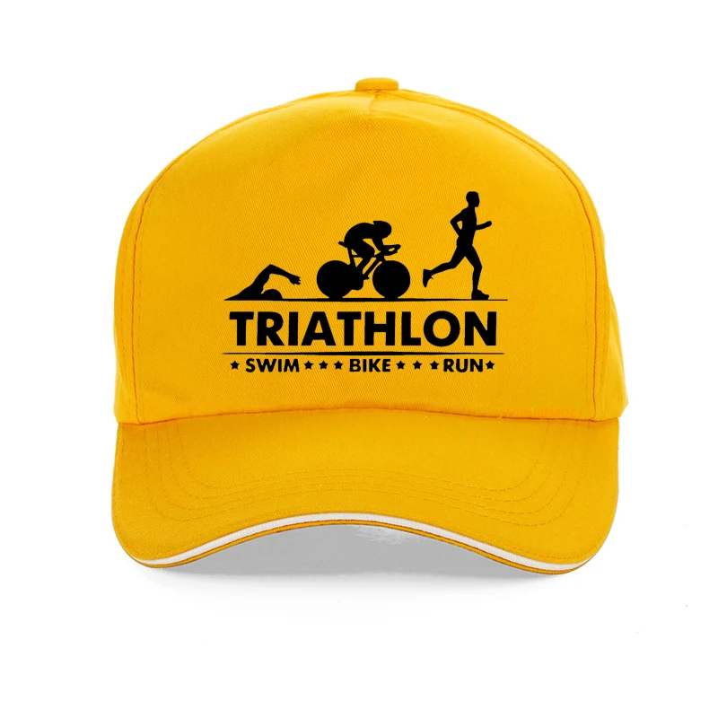 Men Triathlon Swim Bike Run Athlete Sport Golf hat Men
