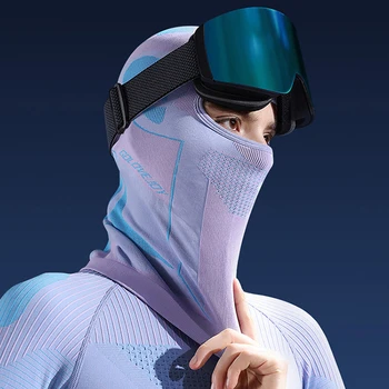 Ski Mask Motorcycle Riding Full Face Mask Neck Warmer Winter Warm Balaclava Windproof Cycling Cap Outdoor Run Skiing Mask Hat 2