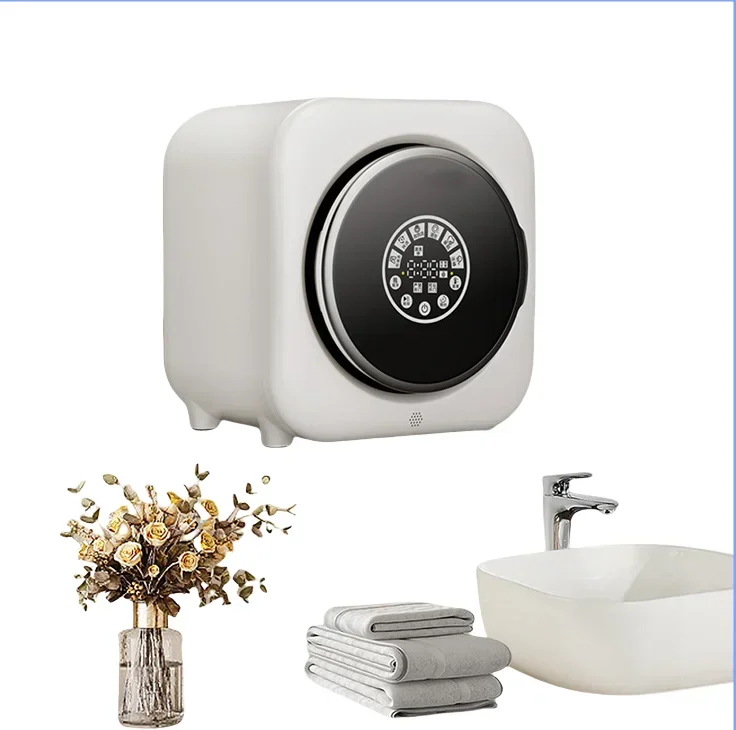 110V 60Hz Fully-Automatic Portable Spin Drain Pump New Household Electric washing machine and clothes dryer 4
