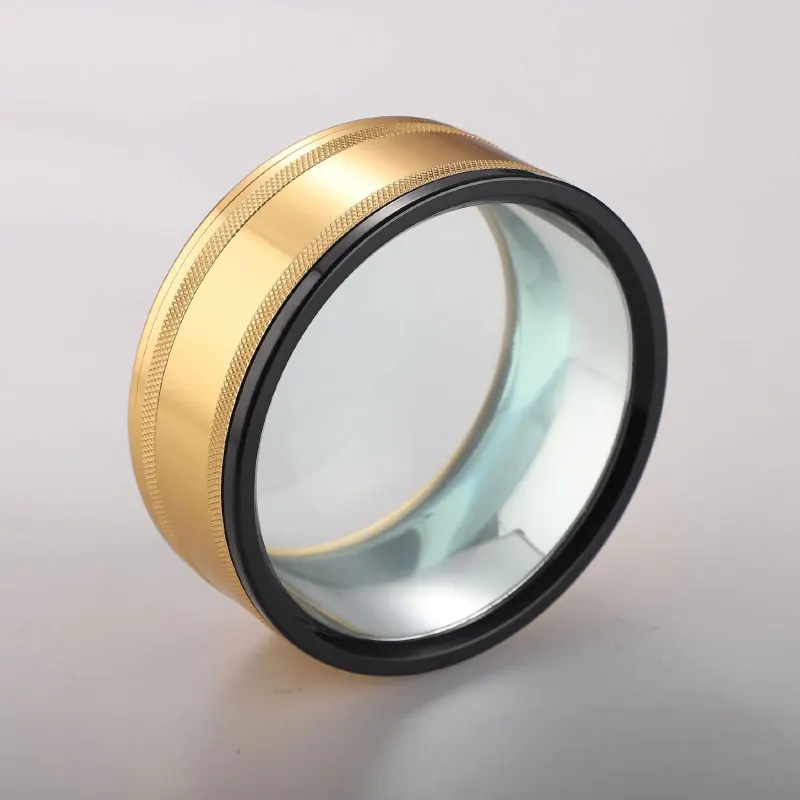 독서 확대경 데스크탑 확대경 80mm 90mm 100mm 광학 유리 렌즈 종이 무게 확대경