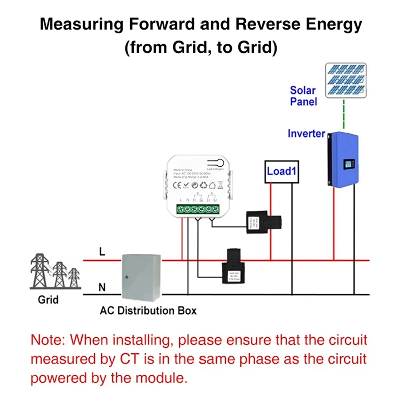 Tuya-Wifi-Smart-Meter--Digital-Energy-Meter--80A-Current-Transformer---Solar-PV-Power-Production-Consumption-Monitor-2CT Y41A