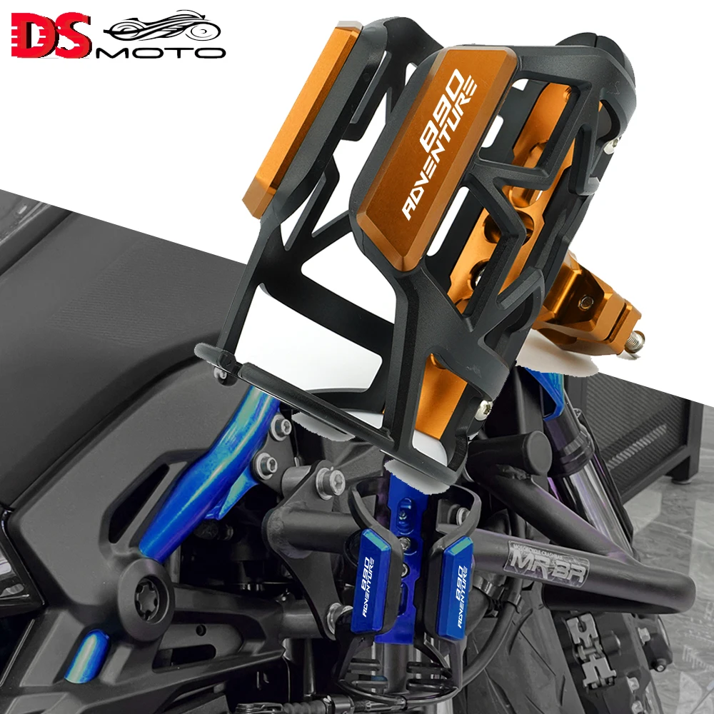 

Аксессуары для мотоцикла KTM 890 Adventure /R 890ADV 2021-2022 2023 CNC, держатель стакана для напитков, подставка для бутылки с водой, бампер