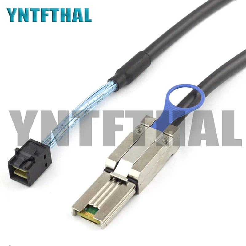 

Mini SAS 26Pin SFF-8088 Male To 4 7Pin Female Hard Disk Splitter Adapter Data Cable 1m, 8088 To 4 Cable