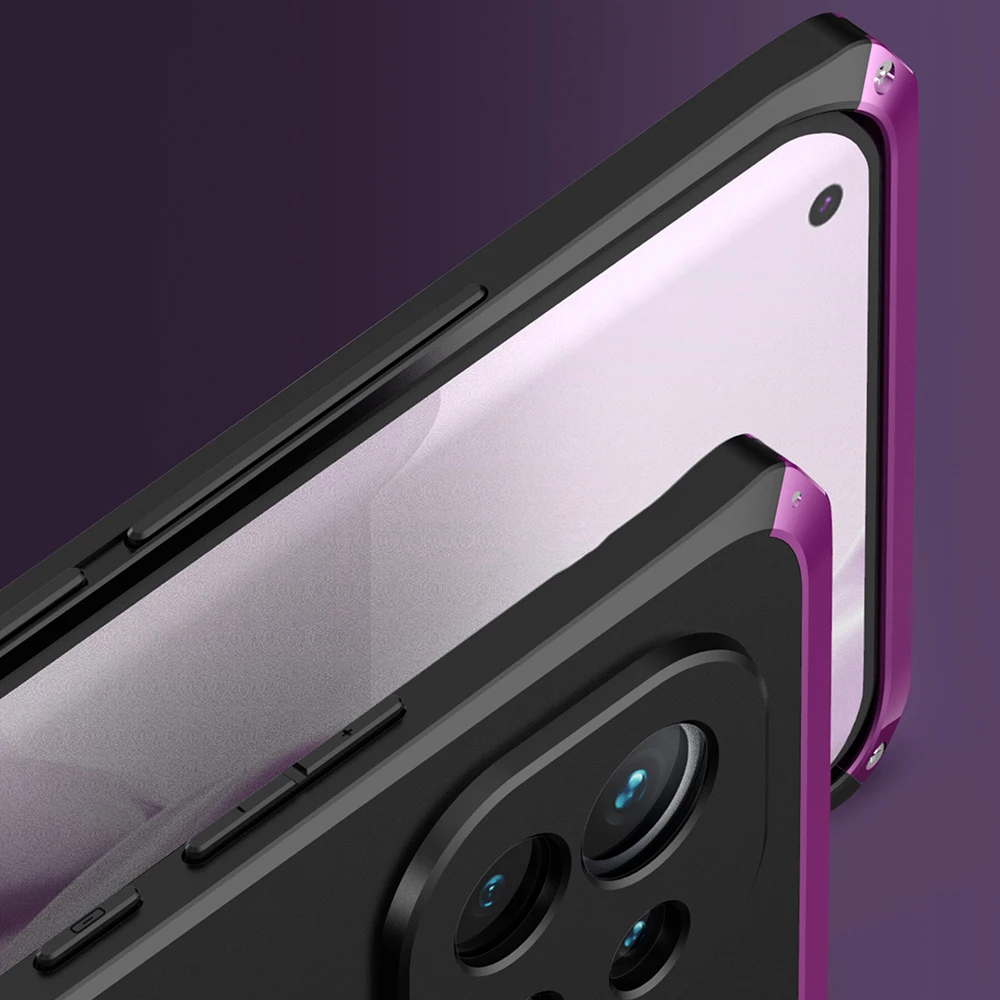 New Anti-fall Metal Frame PC Back For Xiaomi 11 Mi11 M11 Xiaomi11 Aluminum Alloy Bumper Case Cover