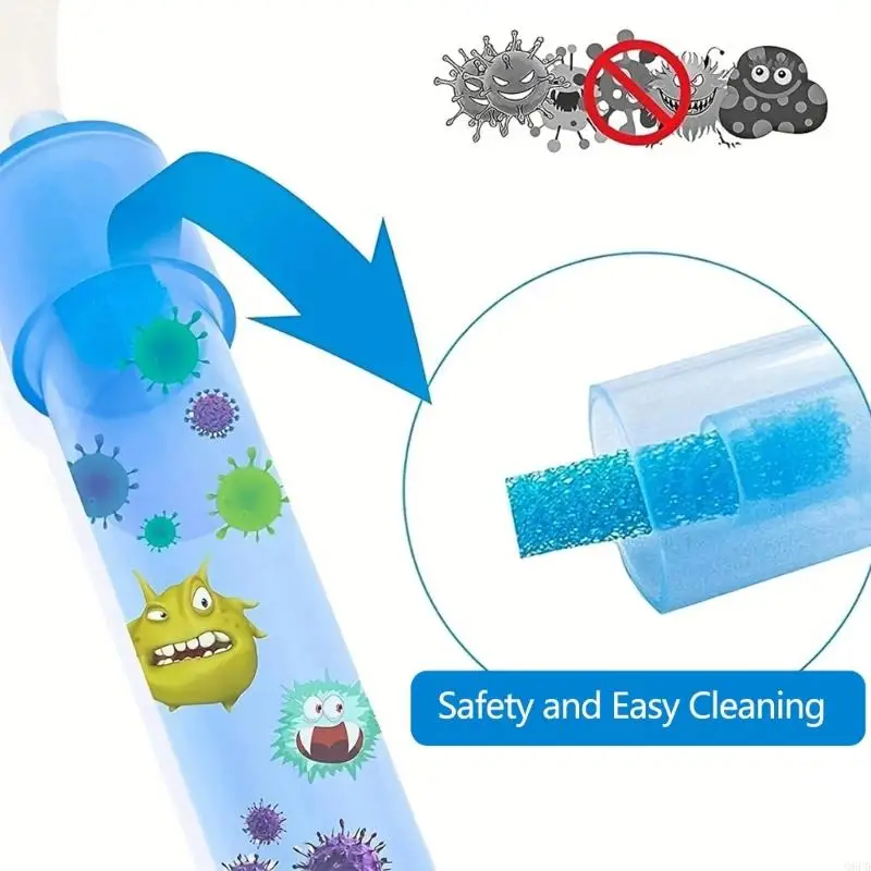 200pcs Nasal Aspirator Hygiene Sponges Safe Replacement Nasal Aspirator Sponges Simple to Use for Babies & Toddlers