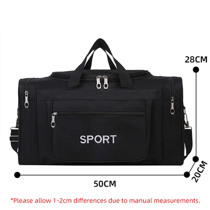 Travel Bag Sport Foldable Large Capacity Shoulder Crossbody Business Portable Duffel Bags Men Women Fitness Gym Handbag Y38A