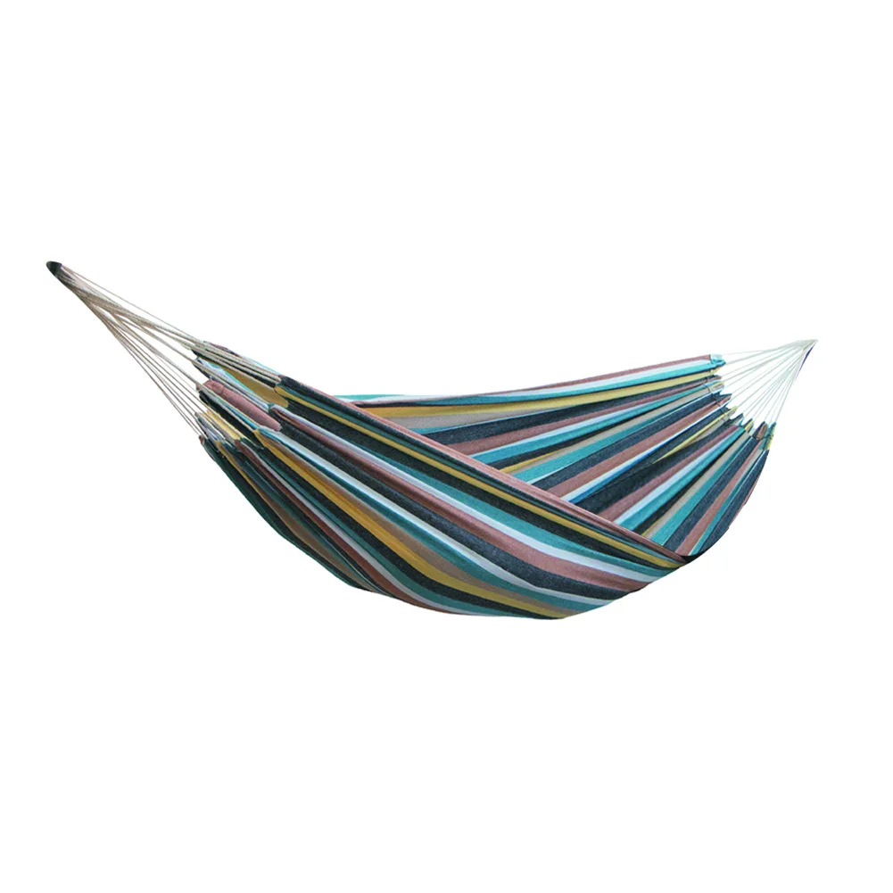 Thick Canvas Hammock Portable Hammock Outdoor Single Double Anti-rollover Swing Outdoor Indoor Household Hammock