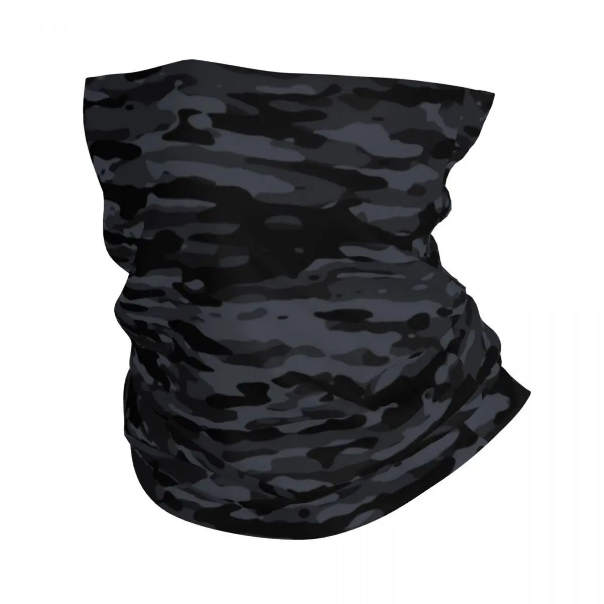 

Night Camouflage Camo Bandana Neck Cover Texture Soldier Balaclavas Wrap Scarf Cycling Running for Men Women Adult Winter