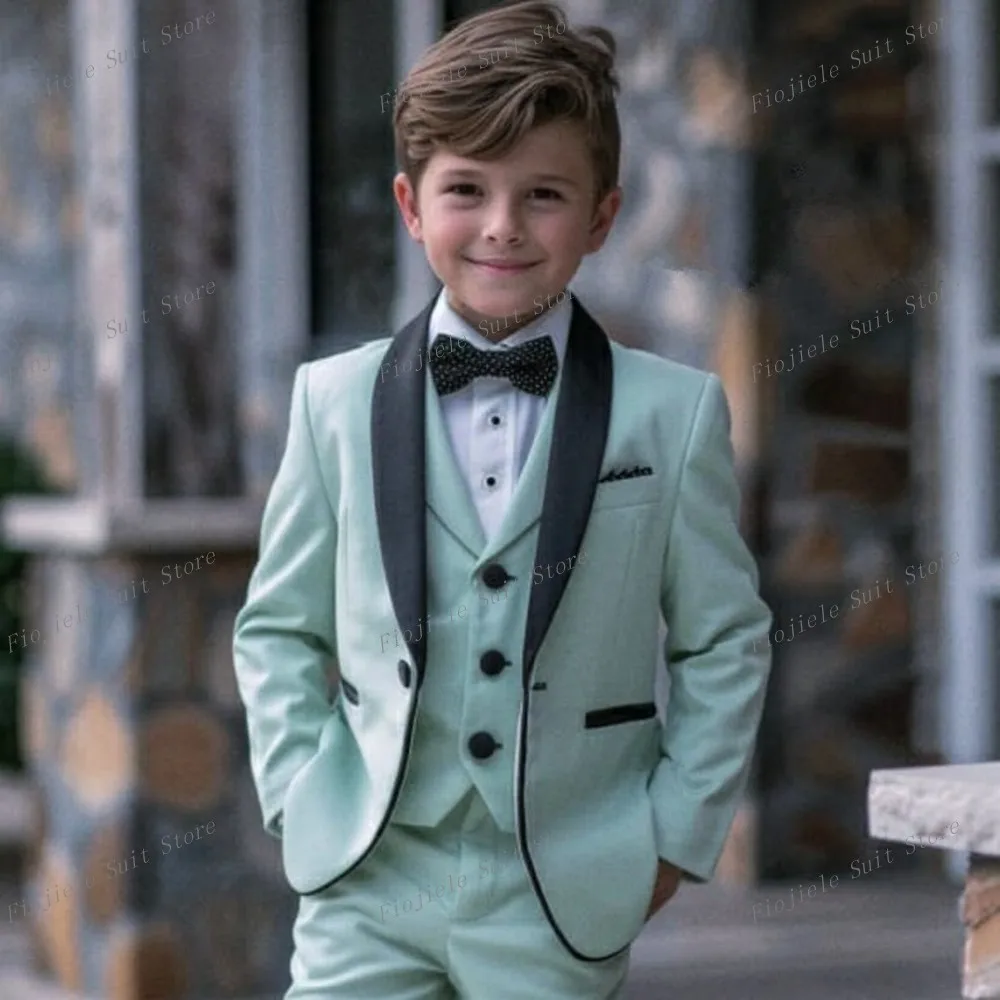 

Kid Suits Formal Wedding Party Prom Boy Toddler Children Special Ocasions Tuxedos 2 Piece Set Jacket Pants A07