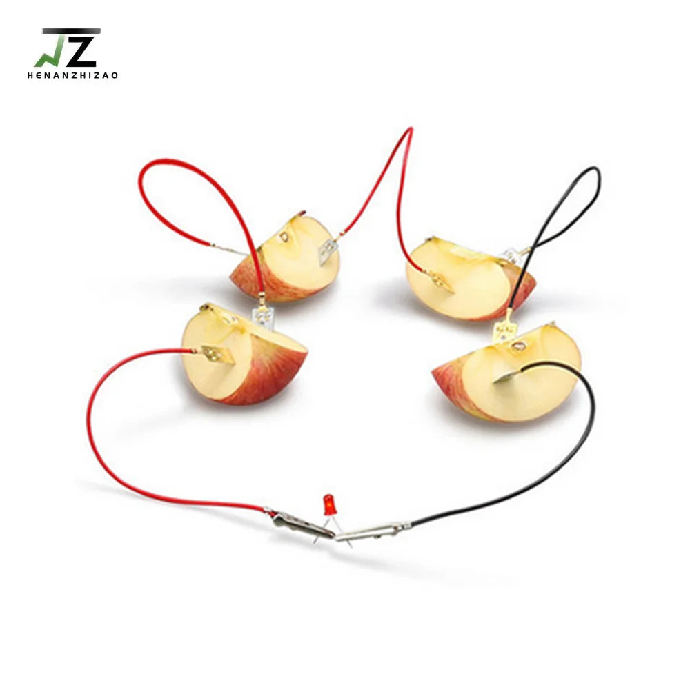 

Physics Fruit Battery Experimental Device Copper and Zinc Sheet Power Generation Demonstration Apparatus